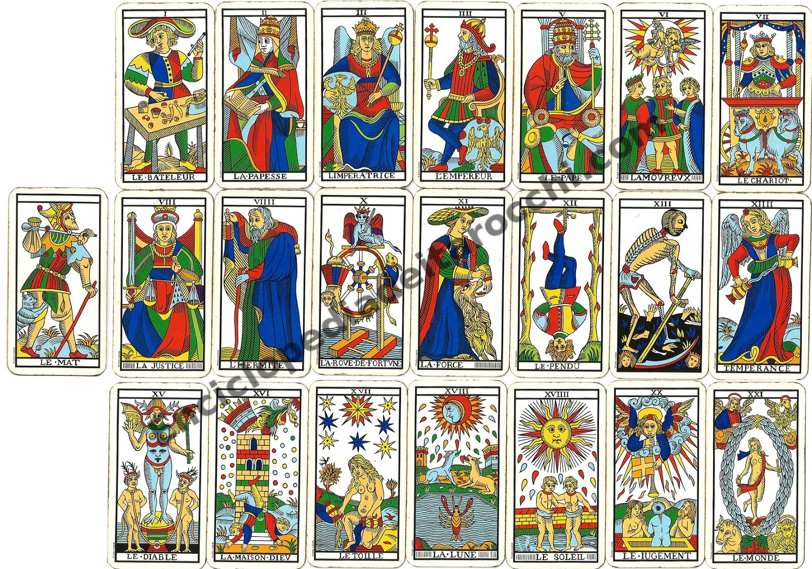 Jodorowsky - Camoin tarot (Tarot de Marseille) - Enciclopedia dei