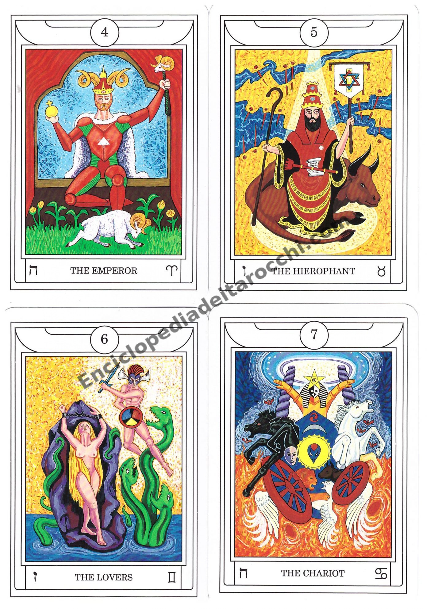 Golden Dawn Tarot (Chic E Sandra Tabatha Cicero) - Enciclopedia Dei ...